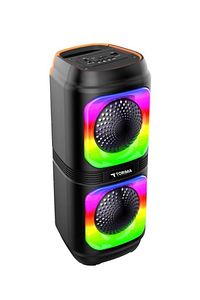 D19 Siyah Wireless TWS RGB Renkli Bluetooth Hoparlör ürün fotoğrafı