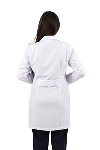 Gömlek Yaka Orta Boy Beyaz Önlük Kadın Doktor Öğretmen Hemşire Laboratuvar Önlüğü ürün fotoğrafı