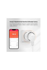 Akıllı Priz, Wifi, Uzaktan Kontrol, Anlık Enerji Tüketim Takip, Zamanlayıcı ürün fotoğrafı