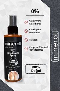 Ayak Koku Önleyici Doğal Kristal Deodorant Sprey, Ayak Spreyi 150ml ürün fotoğrafı