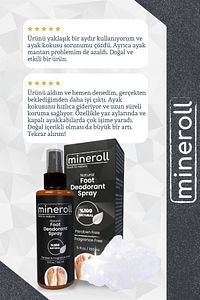 Ayak Koku Önleyici Doğal Kristal Deodorant Sprey, Ayak Spreyi 150ml ürün fotoğrafı