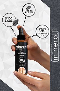Ayak Koku Önleyici Doğal Kristal Deodorant Sprey, Ayak Spreyi 150ml ürün fotoğrafı