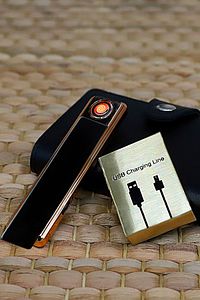 Şarjlı Usb Li Çakmak Kişiye Özel Kodlu Baskılı Kalem Hedıyeli ürün fotoğrafı