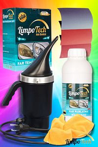 Far Temizleme Seti Buharlı Far Temizleme Seti Far Parlatma Seti Oto Far Temizleyici ( 500ml ) ürün fotoğrafı