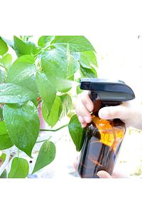 Amber Kahverengi Cam Şişe Su Sprey Water Sprey 500 ml Beyaz Etiketli ürün fotoğrafı