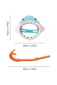 3-8 Yaş Havuz-deniz Köpekbalığı 2'li Maske Ve Şnorkel Set - 55944 ürün fotoğrafı