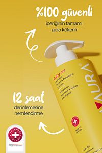 %100 Yenilebilir İçerikli Bebek Bakım Yağı - Baby Oil 200 ml ürün fotoğrafı