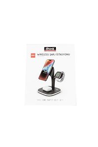 5in1 Wireless Şarj Istasyonu Ws-50 Siyah ürün fotoğrafı