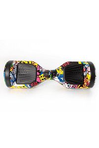 Elektrikli Kaykay Scooter Hoverboard 6.5 Inch Kurukafa Grafity Desenli Akıllı Denge -d01 ürün fotoğrafı