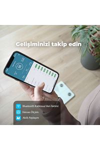 Detox Vücut Yağ Analiz Özellikli Akıllı Tartı ürün fotoğrafı