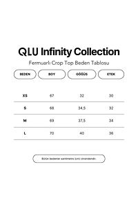 Infinity Collection Kadın Yeşil Seamless/dikişsiz Fermuarlı Crop Top ürün fotoğrafı