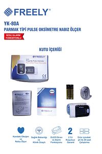 Parmak Tipi Pulse Oksimetre Oksijen Ve Nabız Ölçer / Klinik Onaylı ürün fotoğrafı