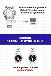 Samsung Galaxy Watch (22MM) Uyumlu Akıllı Saat Kordonu Klasik Silikon Kordon Kayış Bileklik ürün fotoğrafı