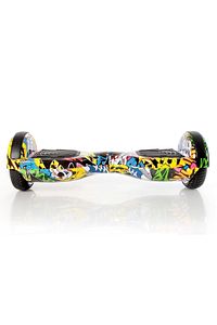 Elektrikli Kaykay Scooter Hoverboard 6.5 Inch Kurukafa Grafity Desenli Akıllı Denge -d01 ürün fotoğrafı