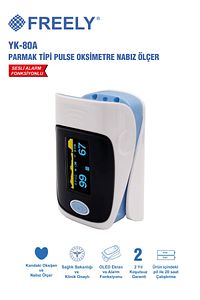 Parmak Tipi Pulse Oksimetre Oksijen Ve Nabız Ölçer / Klinik Onaylı ürün fotoğrafı