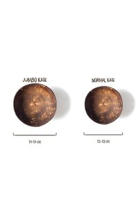 Jumbo Hindistan Cevizi Kasesi 2' Li Set, Coconut Bowl, El Yapımı, Jumbo ürün fotoğrafı