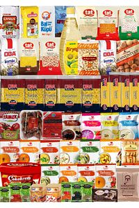 Ramazan paketi kumanya yardım gıda erzak kolisi mega paket 52 parça ürün ürün fotoğrafı