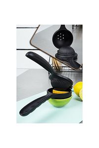 Home Chefstar Siyah Döküm+limon+sıkacağı+sarımsak Ezici Ceviz Kıracağı Fındık Kıracağı 4'lü Set ürün fotoğrafı