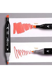60’lı Çift Taraflı Art Marker Kalem Seti Çanta ürün fotoğrafı