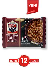 Tatlı Soya Soslu Noodle 80 Gr 12'li Paket ürün fotoğrafı