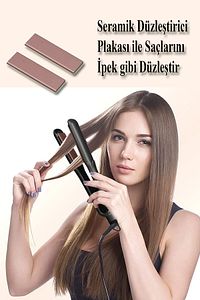 Saç Tost Makinesi Ve Saç Düzleştirici (3 FARKLI PLAKA) Güncellenmiş Yeni Versiyon ürün fotoğrafı