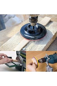 42 Parça 115 Mm Cırt Zımpara Seti + Matkap Aparatı ürün fotoğrafı