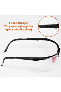 Bisiklet Güneş Gözlüğü Koruyucu Bisikletçi Gözlük S600 Şeffaf ürün fotoğrafı