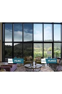Çizilmez Amerikan Siyah Cam Filmi - Koyu Ton - 50cm X 6m ürün fotoğrafı