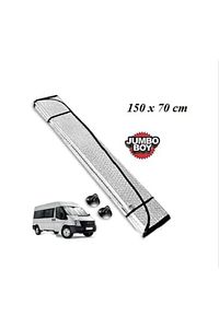 Araba Ön Cam Güneşlik Oto Ön Cam Folyolu Katlanabilir Güneşten Koruyucu Perde Güneşlik 150 X 70 Cm ürün fotoğrafı