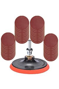 42 Parça 115 Mm Cırt Zımpara Seti + Matkap Aparatı ürün fotoğrafı
