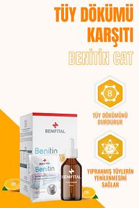 Benitin Kediler Için Tüy Sağlığı Destekleyici Multivitamin Kedi Tüy Dökümü Önleyici Damla Biyotin ürün fotoğrafı
