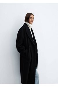 Oversize yün palto ürün fotoğrafı