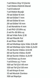 927 Parça Vida,çivi,dübel Seti - 1 Ad Beybi Pn5 ürün fotoğrafı