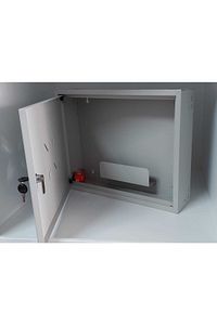 Dvr Pano/box Nvr Cctv Rack Kabinet Ve Monitör Koruma Kutusu 1u 19 '' W 50 H 40 D 15 Bej ürün fotoğrafı