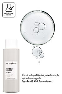 Maruderm Glikolik Asit %7 Aydınlatıcı & Leke Karşıtı Tonik 250 ml ürün fotoğrafı