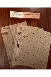 1 Kutuda 36 Adet Desenli Yağlı Kağıt-3 Farklı Desen-mix Kutu 1-sunum Kağıdı-vintage Sunum Kağıdı ürün fotoğrafı