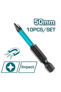 10 Adet Mıknatıslı Yıldız Bits Uç Ph2 50 mm S2 Çeliği Vidalama Sökme Ucu 5 Cm Matkap Bits Ucu ürün fotoğrafı