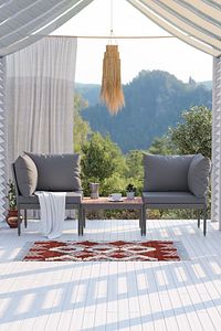 Mini Multilounge Bahçe Balkon Mobilyası, Şezlong ürün fotoğrafı