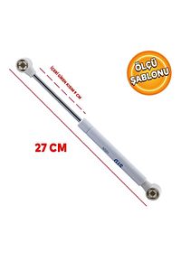 Std Dolap Kapak Gazlı Amortisörü Pistonu Kapak Kapağı Hidroliği (27 CM 100N) ürün fotoğrafı