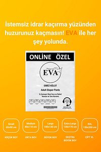 Ekonomik Emici Külot Hasta Bezi Large 30lu(100-135CM) Xl(130-170CM) ürün fotoğrafı