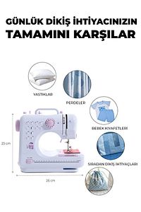 12 Fonksiyonlu Dikiş Makinesi ürün fotoğrafı