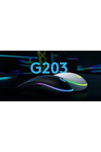 G G203 Lightsync Kablolu Oyuncu Mouse Siyah ürün fotoğrafı