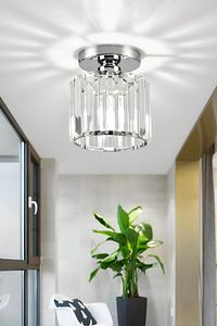 Chiaro Forte Model Krom Renk Kaplama Kristal Taşlı Metal Gövde Luxury Serisi Modern Plafonyer Avize ürün fotoğrafı