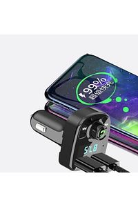 Araç Fm Transmitter Bluetooth 5.0 Usb Sd Card Müzik Oto Aksesuar ürün fotoğrafı
