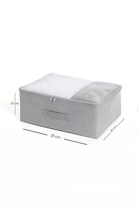 3'lü Gri Valiz Düzenleyici Bavul Içi Organizer Set, Seyahat Hurcu ürün fotoğrafı