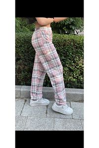 Kadın Ekose Desenli Pijama Alt ürün fotoğrafı