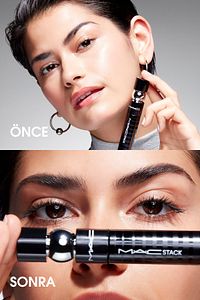 Macstack Siyah Maskara Mega Fırça 12ml - Kıvırma, Uzunluk ve Hacim Etkili Maskara ürün fotoğrafı