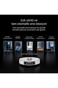 L20 Ultra Robot Süpürge Beyaz, Otomatik Paspas Çıkarma Ve Kaldırma, Yıkama Ve Kurutma, 7000pa Emiş ürün fotoğrafı