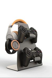 Kol Tutucu Joystick Kumanda Standı Xbox / Ps4 /ps5 Uyumlu Metal Kol Kulaklık Saat Standı ürün fotoğrafı