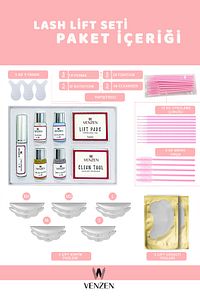 2in1 Lash Lift, Kirpik Lifting Seti, Kirpik Perma ve Kaş Laminasyon seti (Full Set) ürün fotoğrafı